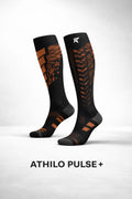 ATHILO PULSE - Chaussettes de Compression Running (1 paire)