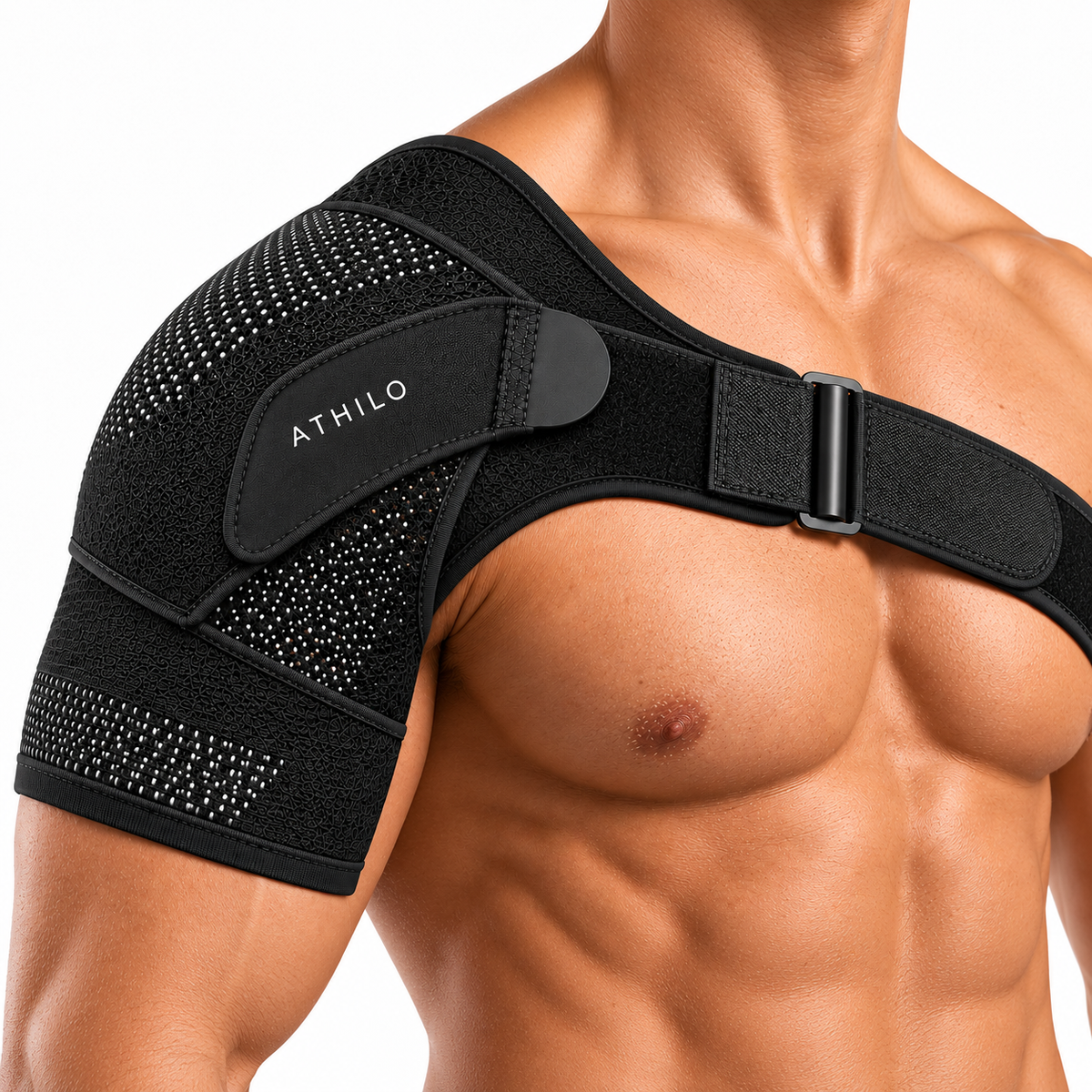 ATHILO SHOULDER PRO porté par une femme, vue de dos