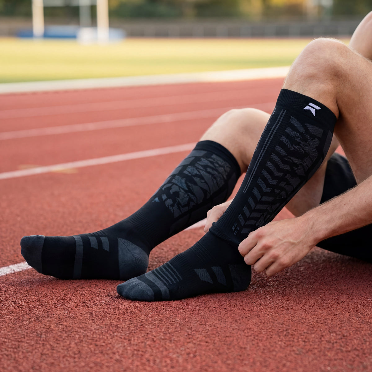 ATHILO PULSE - Chaussettes de Compression Running